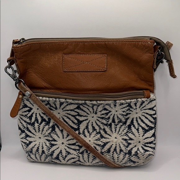 Myra Distressed Crossbody Bag - Picture 1 of 10